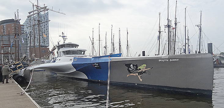 Aufflliges Boot: Die BRIGITTE BARDOT von Sea Shepherd ...