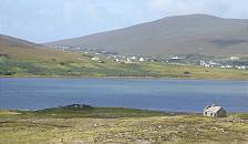Blick hinber nach Achill Island ...