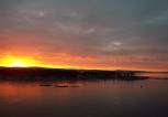 #3: Sonnenaufgang im Oslofjord ...