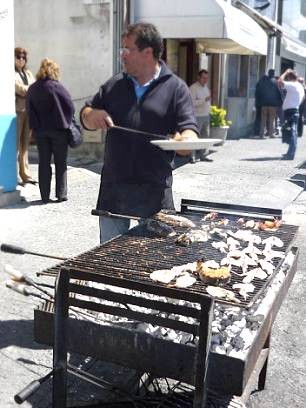 Porto: Mittagessen in Strandnhe ...