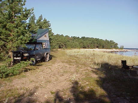 Einsam auf estlndischer Insel: Baltikum 2004 ...