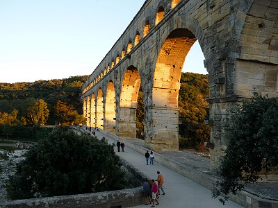 Der Pont du Gard ...