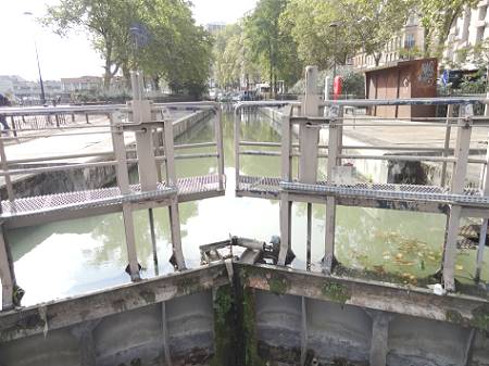 Schleuse Bayard in Toulouse ...