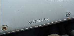 ... and a toilet seat "Made in USA ..."