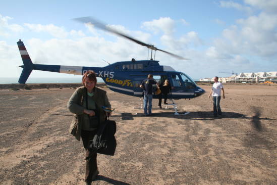I would like to rent a helicopters flight around Fuerteventura