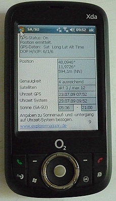 Eigene GPS-Software auf dem PDA ..?