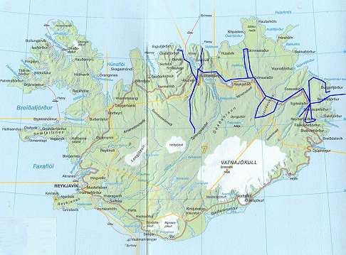 Island 2000-2: Eine Tour durch den Nordosten der Insel ...