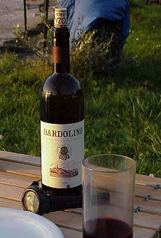 ... aber Wein vom Gardasee ist hier verboten ...