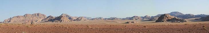 Panorama: Wadi Rum ...