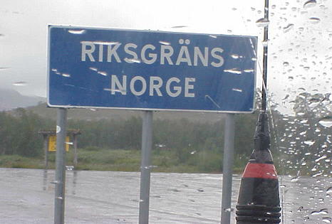 ... beim bergang nach Norwegen ...
