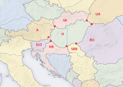 Ungarn, deine sieben Dreilnderecke ...