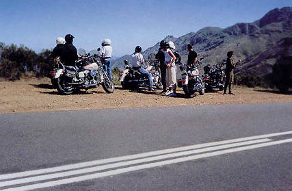 Mit der Harley durch Weinanbau und Obstgrten ...