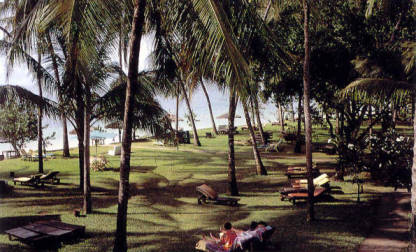 ... und am Strand vom Serena Beach Hotel ...