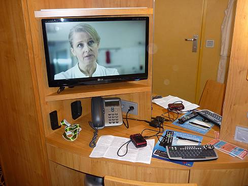 Der Kabinenarbeitsplatz ...