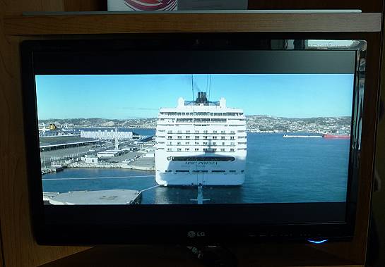 Wieder mal in der Nhe: Die`MSC Poesia...