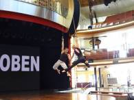 ... und Proben fr eine Abendveranstaltung ...