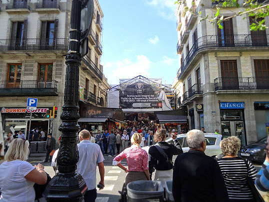 Trubel auf der Flaniermeile ...