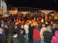 Farewell-Sekt gibt es auch ...