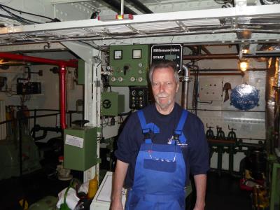 Der stolze Maschinist ...