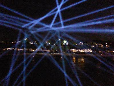 Lichtshow, zum Zweiten  ...