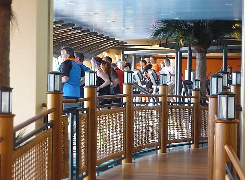 Viel Trubel im Wellness- und Sportbereich ...