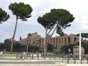 Raus aus der U-Bahn: Am Circus Maximus ...