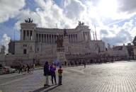 Vor dem Nationaldenkmal: Vittoriano