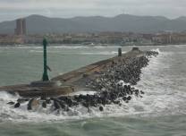 Geschafft: Mittgliches Einlaufen in Livorno ...