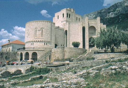 Die Burg von Kruja ...