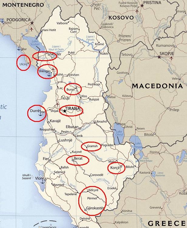 Schaupltze: Albanien 2011 ...