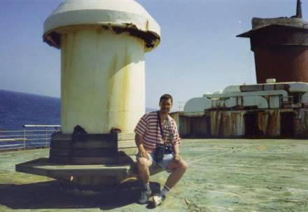 Auf dem hinteren Teil des Sportdecks ... Auf dem hinteren Teil des Sportdecks ...