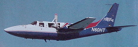 Das Redaktionsflugzeug ...