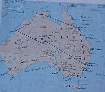 Einmal rund durch Australien ...