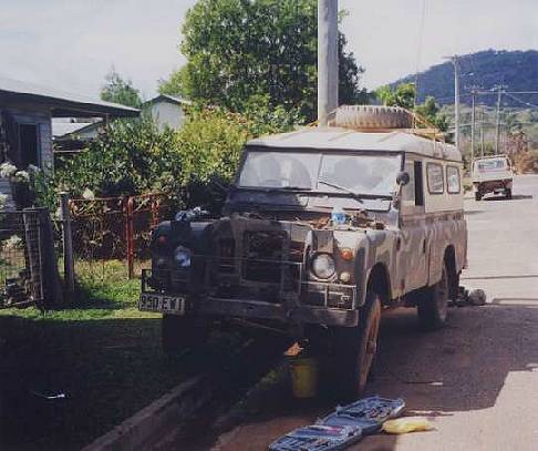 Reparaturaufenthalt in Coen ...