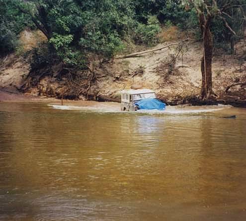 Durch den Wenlock River ...