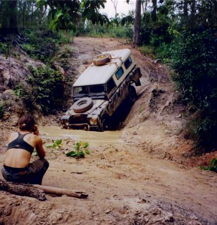 Ein Idiot durchquert den Gunshot Creek ...
