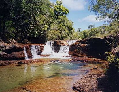 Erholung an den Twin Falls ...