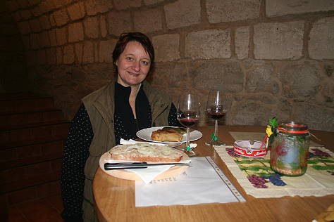 ... hier schmeckt das "Verhackerte" ...