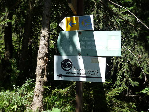 ... auf dem "Absam-Besinnungsweg" ... (;-))