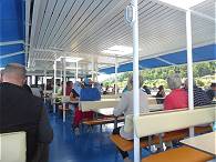 Noch passt es am Oberdeck ...