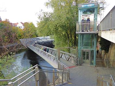 Auf dem Weg zur Murinsel ...
