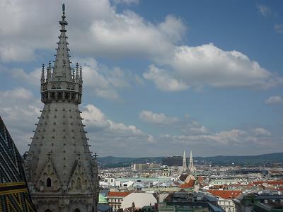 Blick ber die Stadt ...