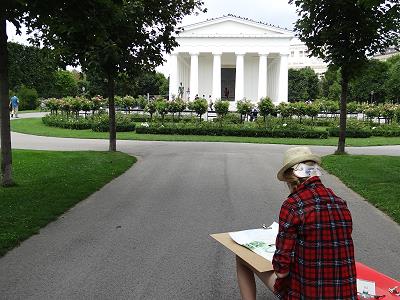 Knstleranwrter bei der Arbeit ...