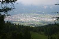 ... und natürlich Innsbruck im Tal ...