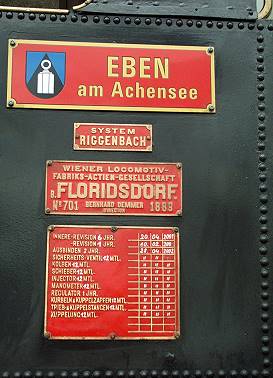 Die Lok : Seit 1889 dabei ...