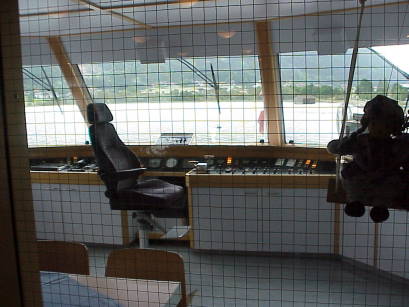 Die Kommandobrcke der "Tirol" ...