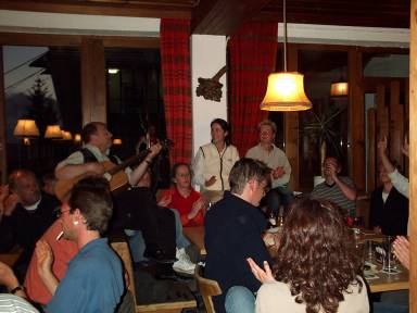 ... ist die Stimmung hervorragend ...