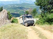 Der Feldweg ldt zur Rckfahrt ...