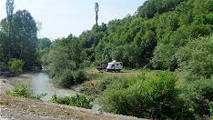 Am Drin-Zufluss: Wieder ein schner bernachtungsplatz ...