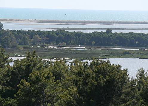 Blick ber die Lagunen